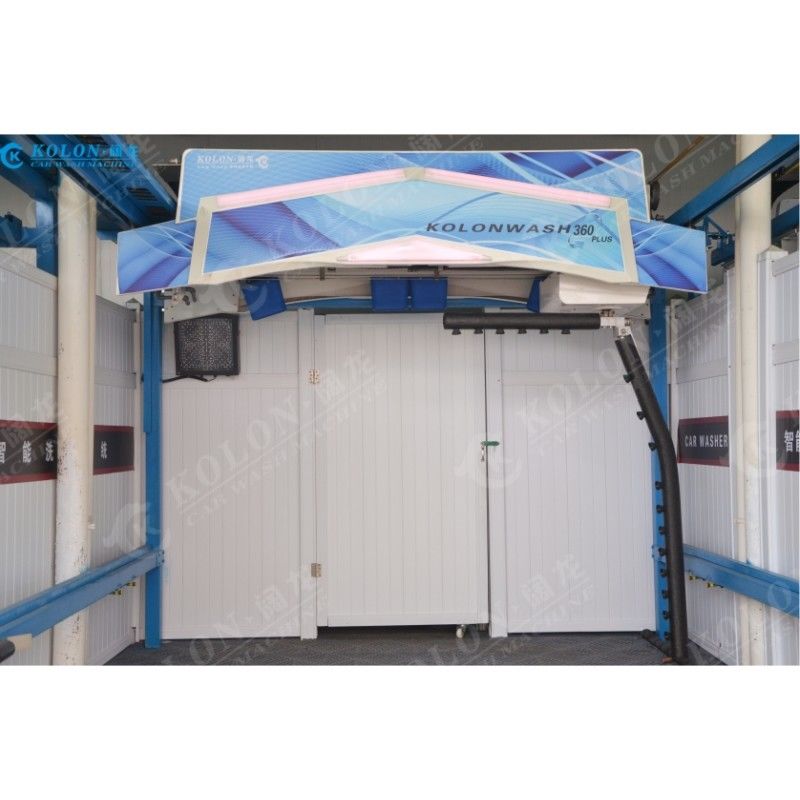 Otomatik dokunmasız araba yıkama makinesi donanımı KL-360 PLUS 22kw Su pompası 22kw Fan