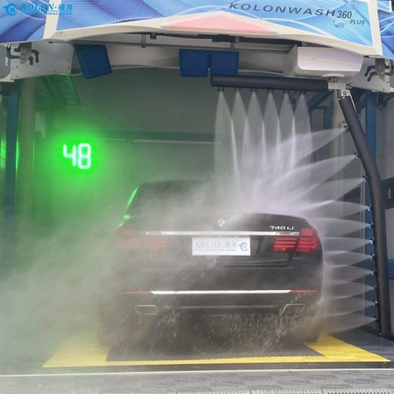 Otomatik dokunmasız araba yıkama makinesi donanımı KL-360 PLUS 22kw Su pompası 22kw Fan