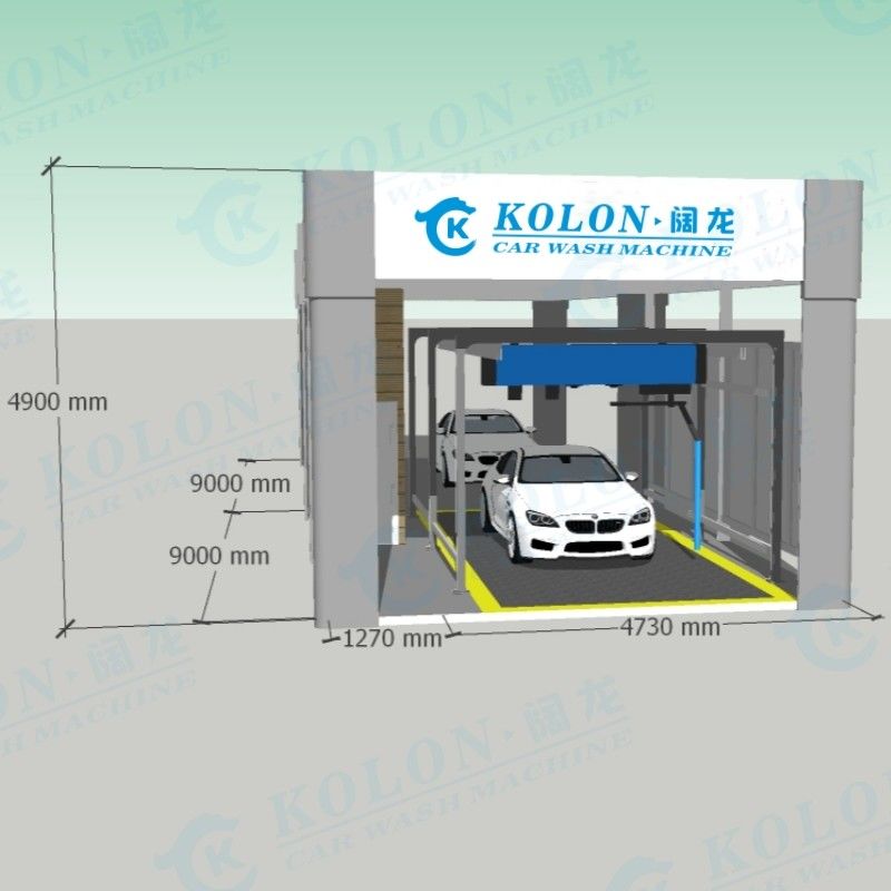 KOLON 380V 24.5kW Yüksek basınçlı yıkama fonksiyonu ile ayarlanabilir basınçlı dokunmasız araba yıkayıcı