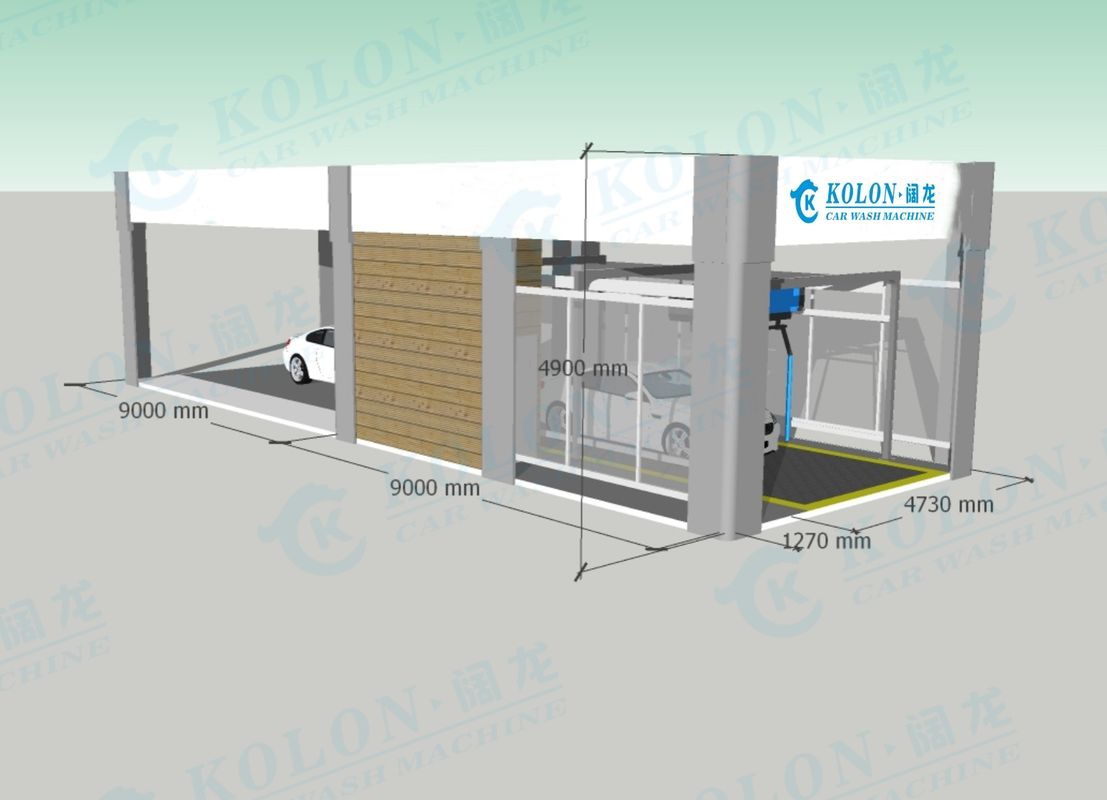 KOLON 380V 24.5kW Yüksek basınçlı yıkama fonksiyonu ile ayarlanabilir basınçlı dokunmasız araba yıkayıcı