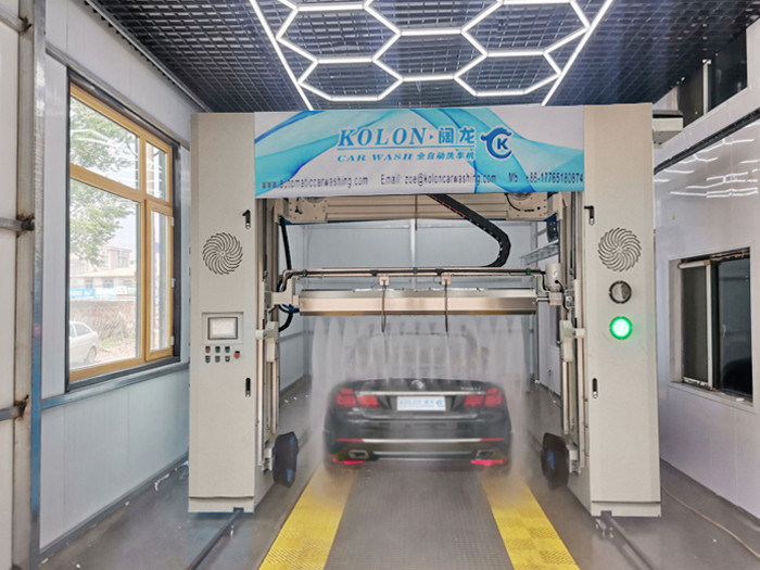 Verimlilik Sıcak Hava Fırlatıcı Kurutma Yöntemli Paslanmaz Çelik Çevirme Araç Yıkama Makinesi Yüksek basınçlı yıkama